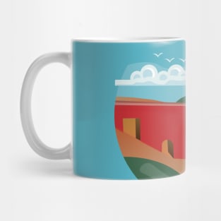 Moroccan Cities illustration, best gift for morocco lovers Mug